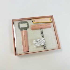 NEW Gartner Studios Set- Bottle Opener, Cork Screw, & Drink Tag